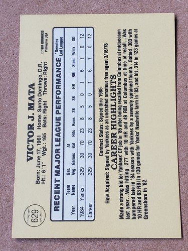 1985 1986 1987 1988 DONRUSS BASEBALL TRADING CARDS YOU PICK 50% OFF 2+ - Picture 169 of 425