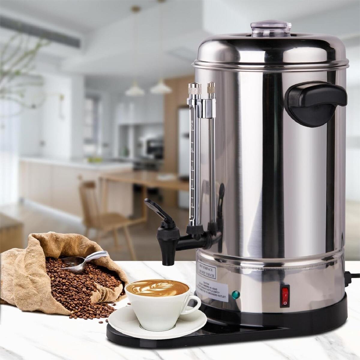 Hakka Coffee Urn 100 Cups Commercial Coffee Percolator Dispenser Fast Brew