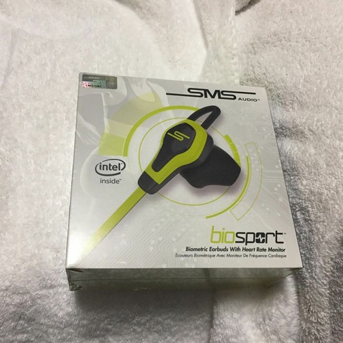 NEW SMS Audio BioSport Biometric Earbuds with Heart Rate Monitor - Yellow - Picture 6 of 10
