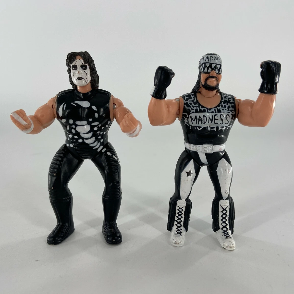 Sting and Macho Man NWO Action Figure Lot of 2 WCW Wrestling OSFT 1998 WWE VTG