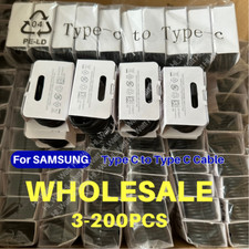 Lot USB-C to USB C PD Fast Charging Data Sync Charger Cable Cord 3FT For Samsung