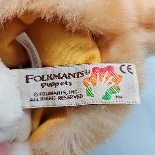 Folkmanis Hand Puppet Orange Tabby Cat Plush Realistic Stuffed Animal Toy Kitten - Picture 6 of 16