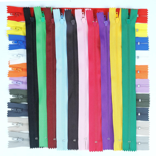 YAKA 60 Pack 14 Inch Mix Nylon Coil Zippers Bulk - Supplies Zippers for Tailor S - Picture 5 of 12