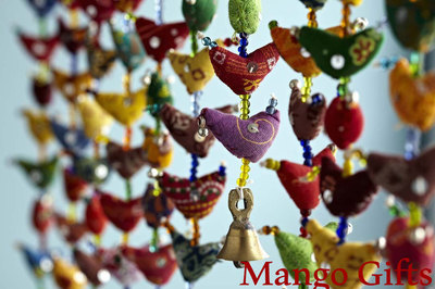 Indian Traditional Thirty Bird Door Hanging Mobile Decoration Home Decor Accents