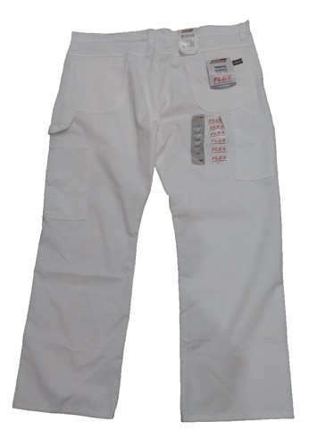 Genuine Dickies Men's Painter Pants Flex White Relaxed Fit Tool Pockets New 3M13 - Picture 3 of 11