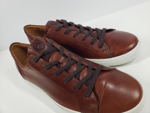 ECCO NEW Men’s Size 9-9.5 Brown Street Tray Dress Sneaker