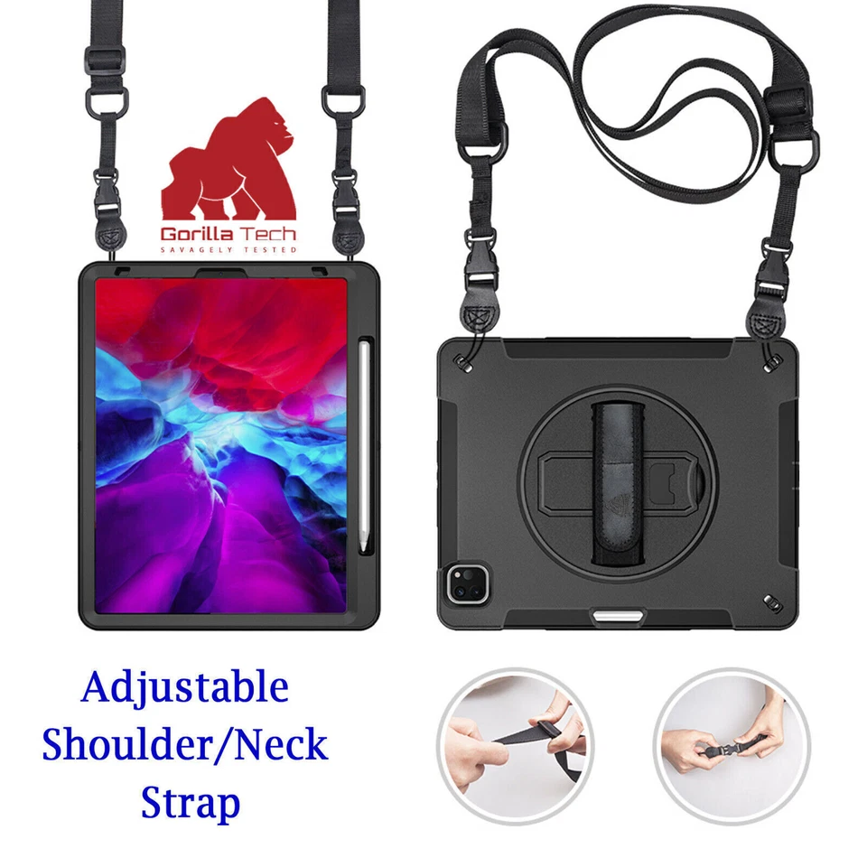 Gorilla Tech Survivor Handstrap Case Protective Shockproof Cover for Apple iPad  - Image 4 of 4