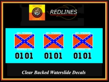 1/64 'General Lee' Decal SCR-0086