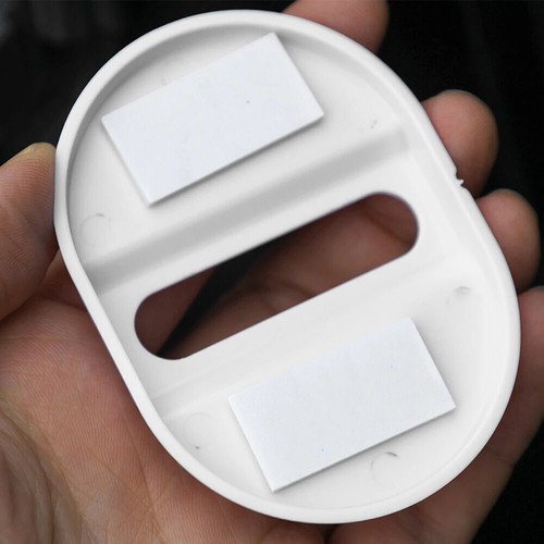 4x Carbon Fibre Car Door Lock Protective Cover Anti Rust Auto Accessories White - Picture 7 of 13
