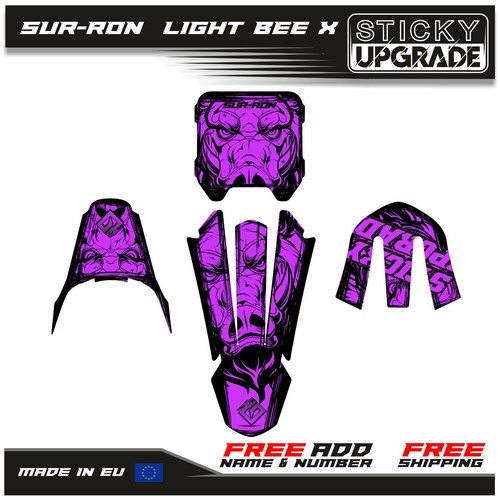 Sur-ron Light Bee Graphics Kit 21 Mil, Surron Wrap, Segway X260 Stickers, Decals - Picture 5 of 10