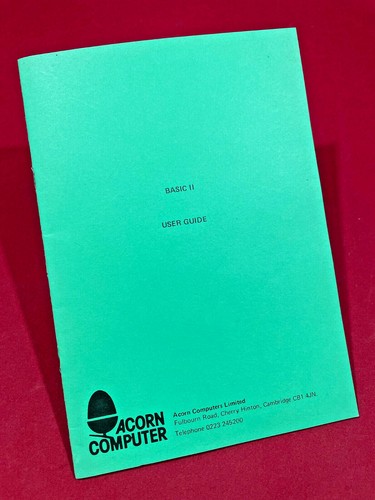 Manual for BBC BASIC II User Guide for the Acorn BBC Microcomputer 1984 - Picture 1 of 4
