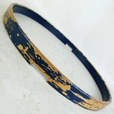 Slingerland 14"Blue Marching Snare Drum Resonant Wood Hoop/Rim Vintage Parade US