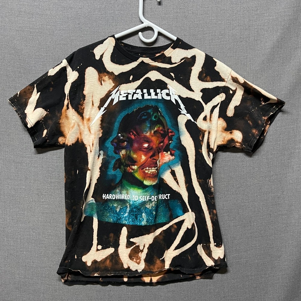 Metallica Hardwired To Self Destruct Shirt Men's Large 2017 Tour Worldwired