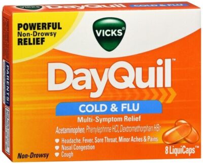 Dayquil Cold Flu Liquicaps 8ct