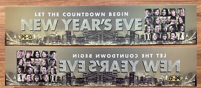   New Year's Eve (2011) - Double-Sided - Movie Theater Mylar / Poster 5x25