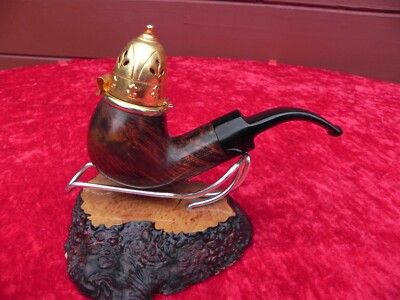 Pfeife mit Deckel, Maxim,  Hand Made, neuwertig /unsmoked