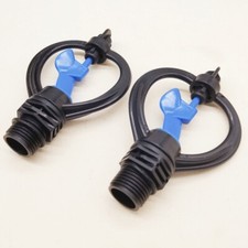 4Pz Micro Irrigatore Rotante, Ugello Atomizzatore Plastica per Irrigazione Giardino