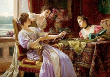 Ladislaus Wladislaw von Czachorski The Jewelery Box   Wall Art  Canvas