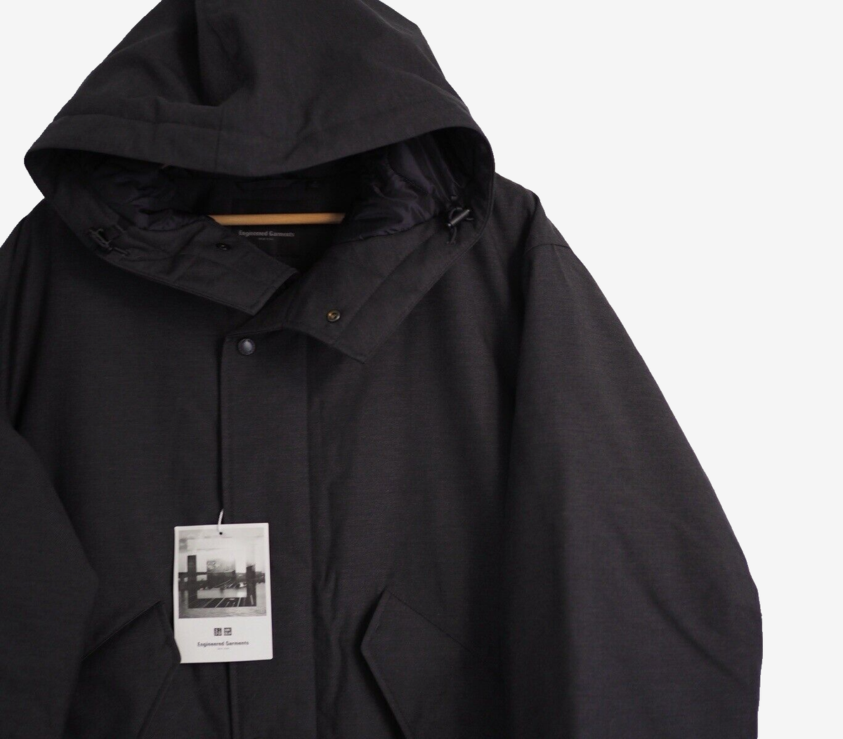 Engineered Garments Oversized Uniqlo Fishtail Parka Hooded Engineered Garments Oversized Uniqlo Fishtail Parka Hooded