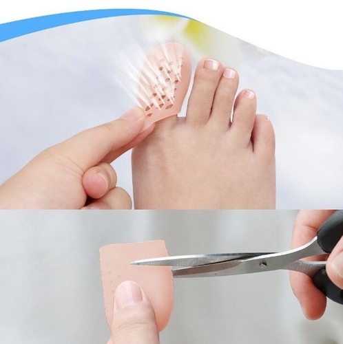 Breathable Big Toe Silicone Protector Pair Gel Cushion Bunion Relief Toe Pad UK - Picture 5 of 6
