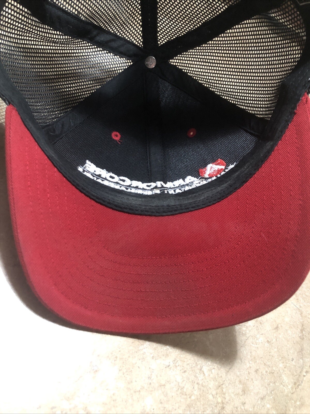 Red/Black ArmorCore Adjustable Snapback Embordere… - image 5