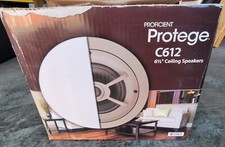 Proficient C612 Ceiling Speakers 6-1/2  Polypropylene Woofer, 1" Tweeter, PAIR