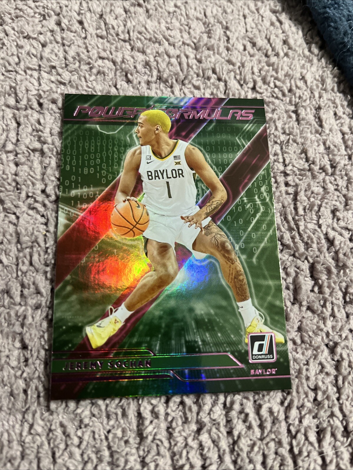 2022 Chronicles Donruss Draft Picks JEREMY SOCHAN RC Power Formulas Pink #PF-JSO