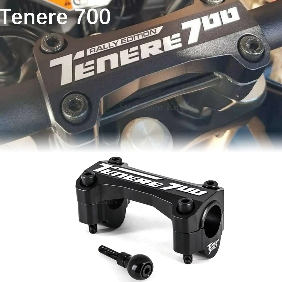 Подступенки руля с ЧПУ 2024 с верхним зажимом для Yamaha Tenere 700 2019-2023 22 - Изображение 2 из 4