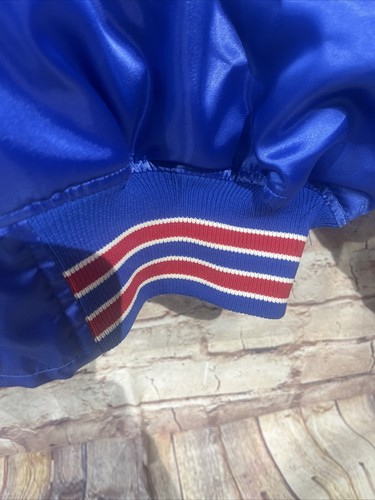 New York Giants blau/rot Satin Howe Jacke XXL - Bild 6 von 11