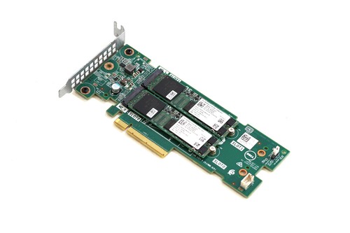 Dell Boss-S1 M.2 2280 PCIe SSD Adapter W/2x240GB SSD P/N: 0K4D64 0919J9 Tested - Picture 1 of 5