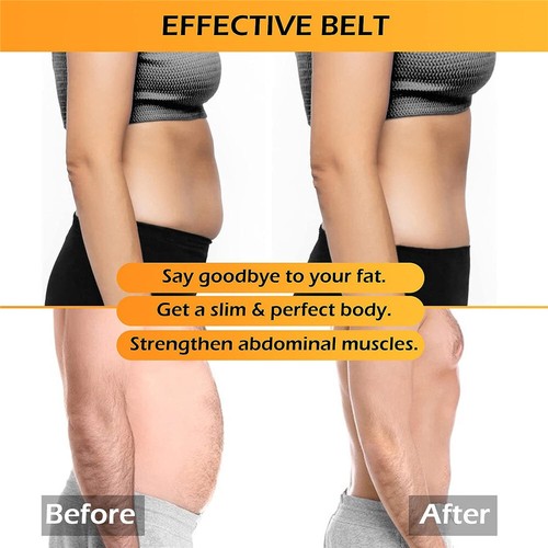 Abdominal Massager EMS Waist Belt Muscle Toner Abs Leg Training Body Slimming Us - Picture 22 of 27