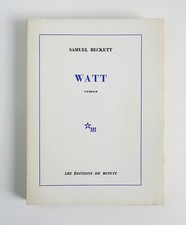 Samuel Beckett WATT EO 1/90 ex. sur alfamousse tirage de tête