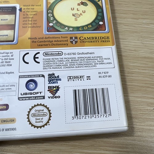 MY WORD COACH gioco Nintendo Wii (include manuale) - Foto 6 di 7