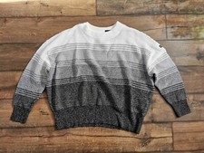 Image of Barbour International Hallstatt Knit Sweater Grey Women's UK Size 14 BRAND NEW
