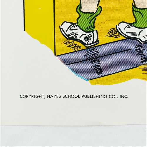 Wipe Your Shoes Child Print 1950s Good Manners Vintage Wall Art Poster Sign A302 - Picture 3 of 6