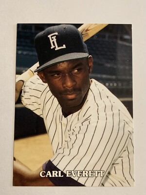 1992 Fort Lauderdale Yankees Team Issue CARL EVERETT Sports Card Baseball
