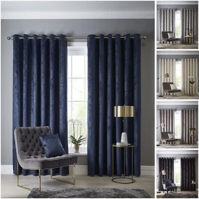 Par de cortinas forradas con ojales Studio G surtidos reducidos a claros - franqueo gratuito - Imagen 1 de 4