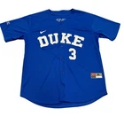 Nike Duke Blue Devils Baseball Game Worn Team Issued Jersey Chris Crabtree 2022