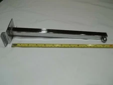 SLATWALL DISPLAY HOOK CHROME 12" BALL END(LOT OF 5)