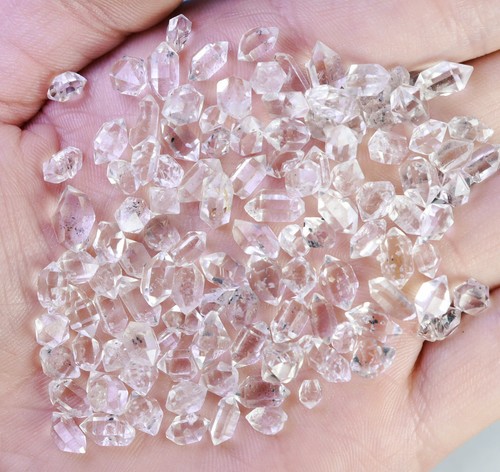 114pcs Natural Herkimer Diamond Crystal Quartz Crystal Point Mineral Specimen - Picture 6 of 12