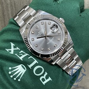rolex datejust 41 gray dial
