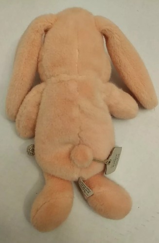 Juguete de peluche suave con orejas Maileg Lop conejito conejo melocotón nuevo con etiquetas - Imagen 8 de 8