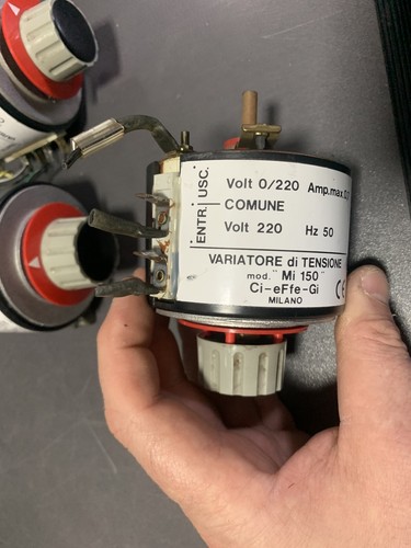 1 Pz. Variatore di tensione "VARIAC" ( Ci-Effe-Gi , Milano ) - - Photo 4/5