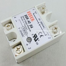SSR-40DA Solid State Relay 40A Output AC 24-380V  Input DC 3-32V New