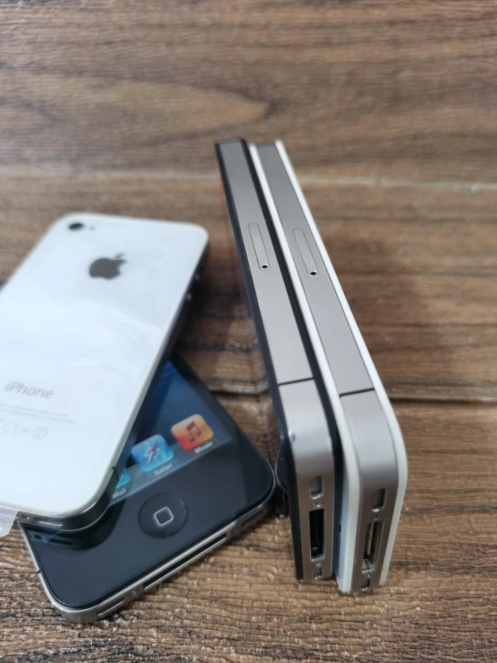 90% N ew , tested, 100% working Apple iPhone 4S 8 16 32GB IOS 6.1.3 Unlocked - Image 3 of 4