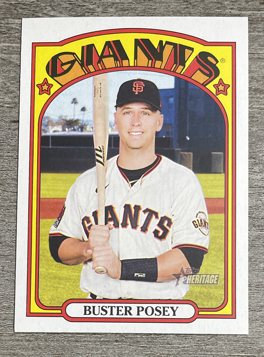 Buster Posey 2021 Topps Heritage High Number Giants #556   *F191*