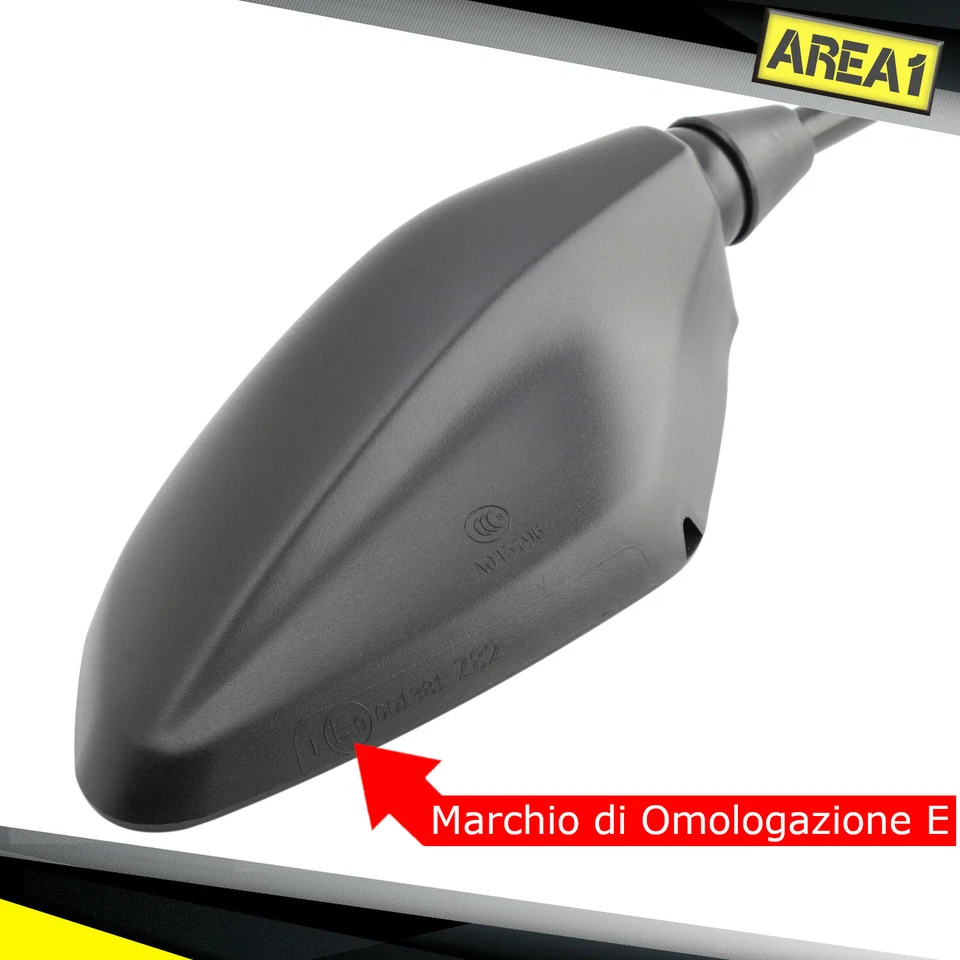 Specchietti Retrovisori Moto Scooter omologato 8mm/10mm destra e sinistra (V15) - Immagine 4 di 4