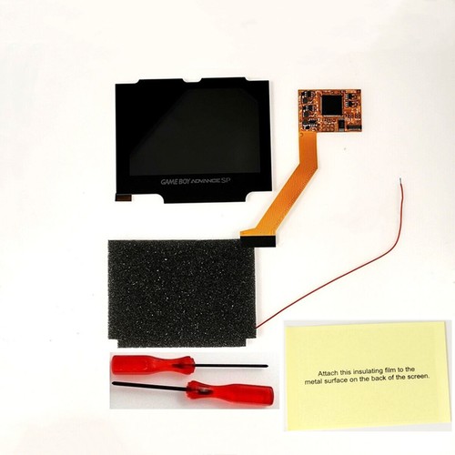 V2 IPS Screen LCD Kit 10 Levels Brightness Backlight For Game Boy Advance GBA SP - Picture 7 of 7