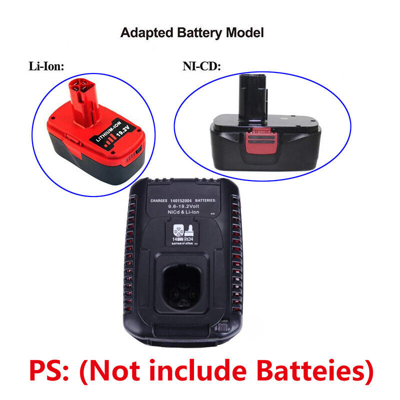 Replace Charger for Craftsman Ni-CD/Li-Ion Cylindrical