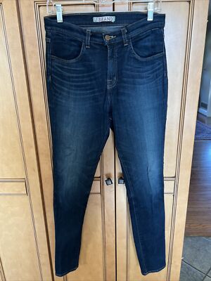 J Brand Jeans Womens 31 Clocker Skinny Leg Blue Denim